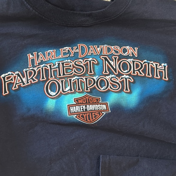 Vintage Harley Davidson Alaska Long Sleeve Shirt - Picture 5 of 5